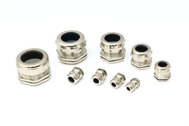 優質黃銅鍍鎳IP68索頭硅膠電纜金屬防水密封接頭連接器